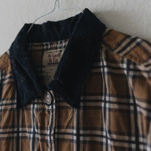 At Last & Co. Plaid Chore Coat